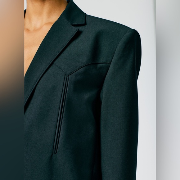 SOLD Tibi Tropical Wool Western Blazer - Picture 7 of 13